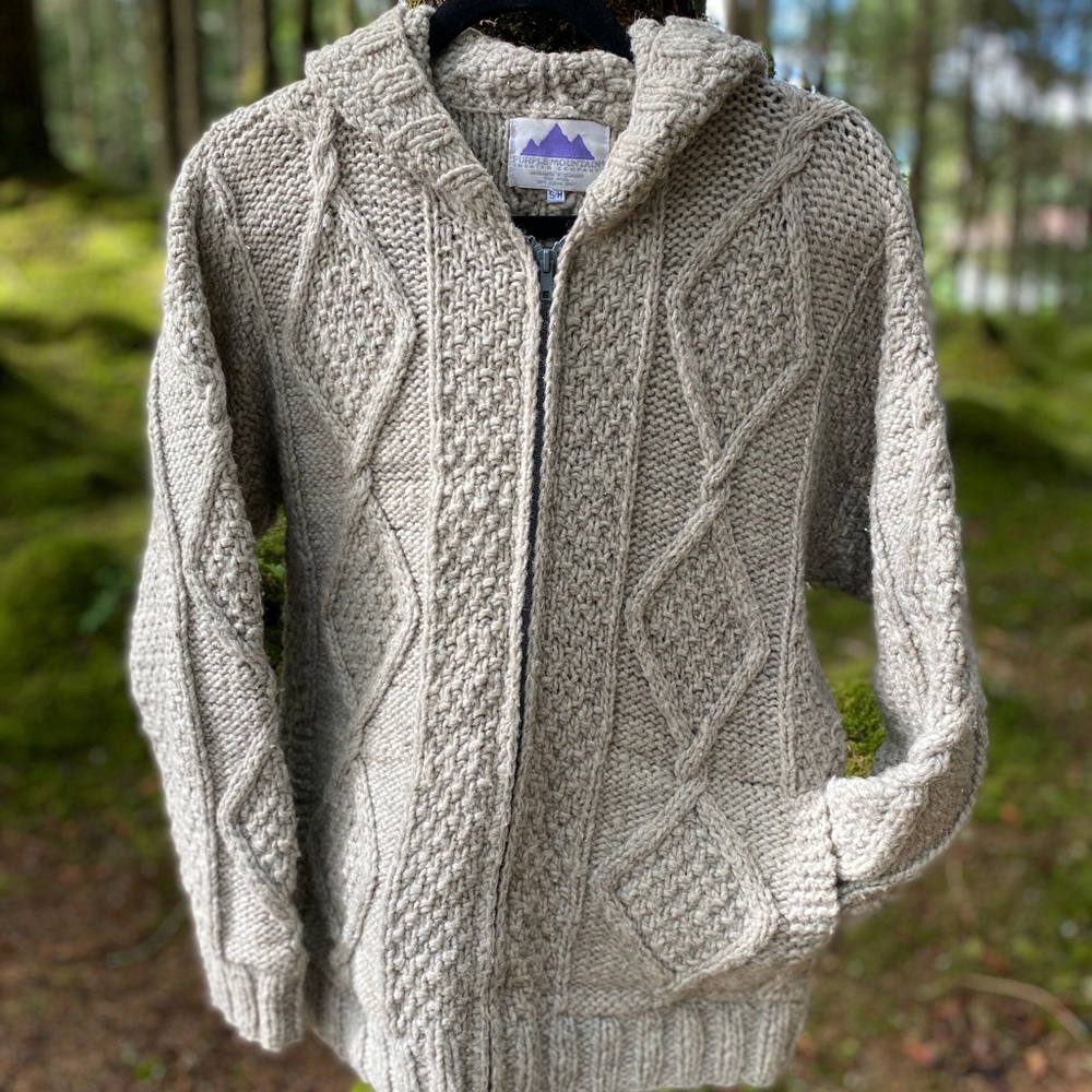 Wool hoodie